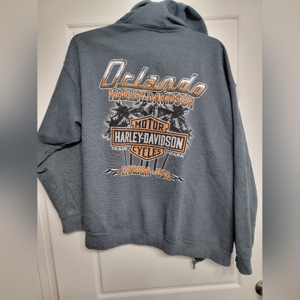 Harley-Davidson Gray Hoodie Jacket